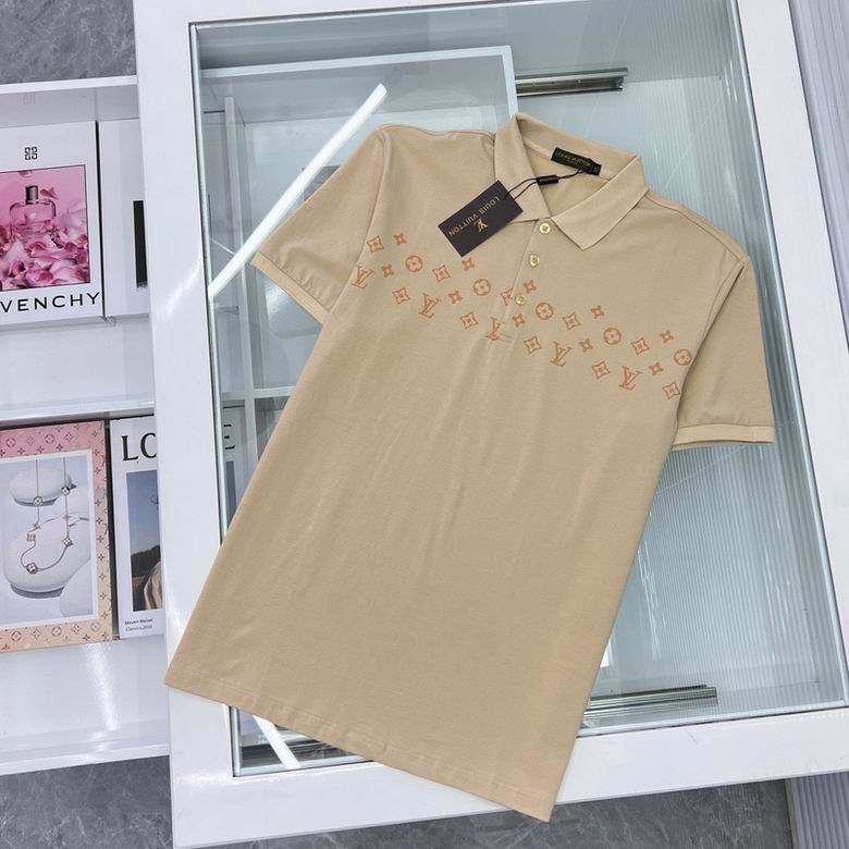 Louis Vuitton POLO shirts men-LV61819A